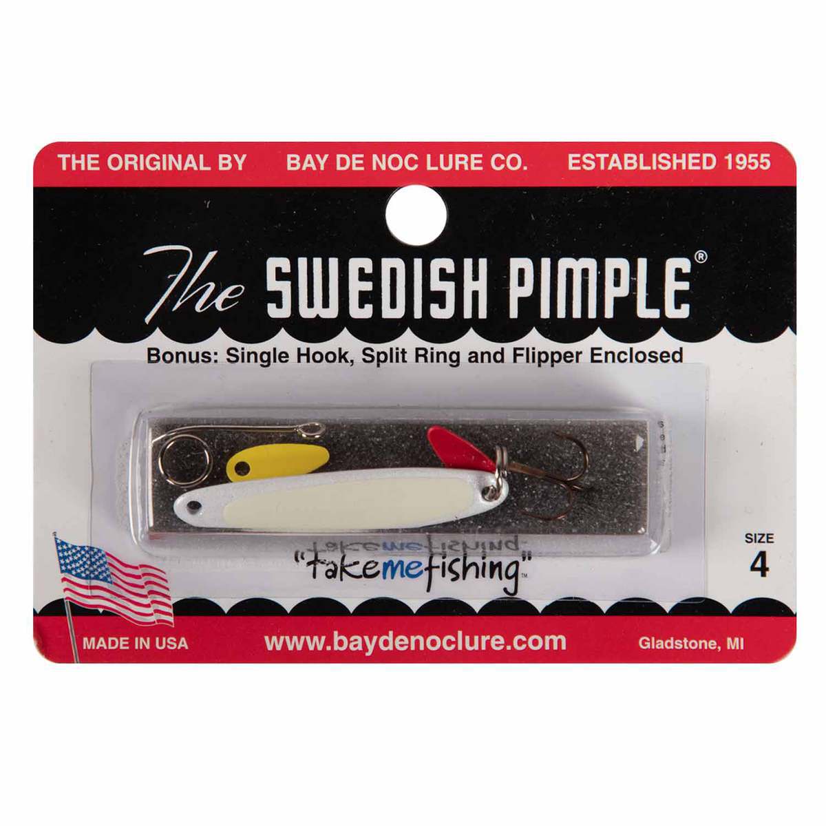 Bay de Noc Swedish Pimple All Season Ice Lure - Pearl/Glow Tape, 1/4oz - Pearl/Glow Tape Bay de Noc Swedish Pimple All Season Ice Lure - Pearl/Glow Tape, 1/4oz - Pearl/Glow Tape