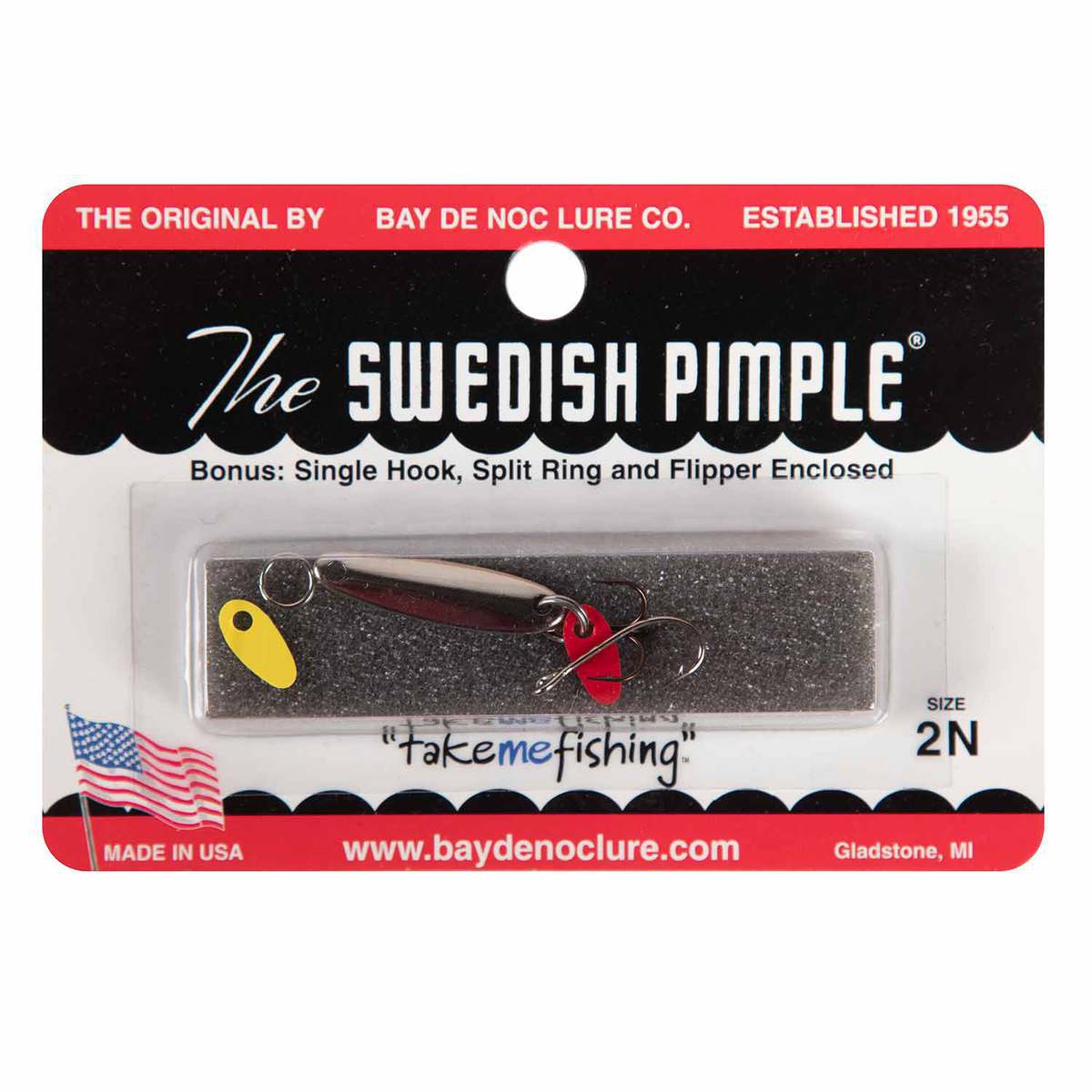 Bay de Noc Swedish Pimple All Season Ice Lure - Nickel, 1/10oz - Nickel Bay de Noc Swedish Pimple All Season Ice Lure - Nickel, 1/10oz - Nickel