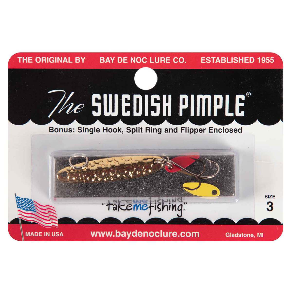 Bay de Noc Swedish Pimple All Season Ice Fishing Spoon - Gold Alligator Hammered, 1/5oz - Gold Alligator Hammered Bay de Noc Swedish Pimple All Season Ice Fishing Spoon - Gold Alligator Hammered, 1/5oz - Gold Alligator Hammered