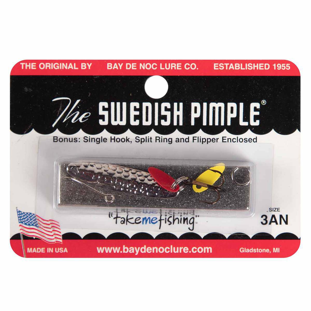Bay de Noc Swedish Pimple All Season Ice Lure - Nickel Alligator Hammered, 1/5oz - Nickel Alligator Hammered Bay de Noc Swedish Pimple All Season Ice Lure - Nickel Alligator Hammered, 1/5oz - Nickel Alligator Hammered