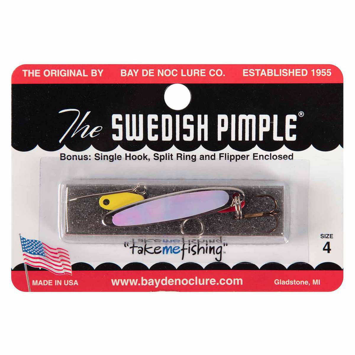 Bay de Noc Swedish Pimple All Season Ice Lure - Nickel/Pearl Tape, 1/4oz - Nickel/Pearl Tape Bay de Noc Swedish Pimple All Season Ice Lure - Nickel/Pearl Tape, 1/4oz - Nickel/Pearl Tape