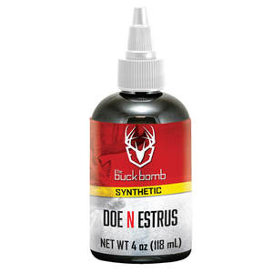 Buck Bomb Synthetic Doe 'N Estrus With 4 Wicks Liquid Attractant - 4oz