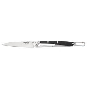 Bear and Son Cutlery Minimal Framelock 3.25 inch Assisted Folding Knife - Stainless