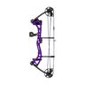 Bear Archery Apprentice III 15-50lbs Left Hand Purple Compound Bow - RTH Package - Purple