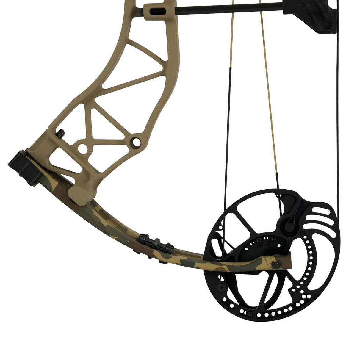 Bear Archery ADAPT 45-60lbs Left Hand Throwback Tan Compound Bow - Brown Bear Archery ADAPT 45-60lbs Left Hand Throwback Tan Compound Bow - Brown