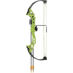 Bear Archery Brave 15-25lbs Right Hand Green Youth Bow - Package
