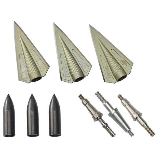 Bear Archery Razorhead 150/175/200/250gr Fixed Broadhead – 3 Pack