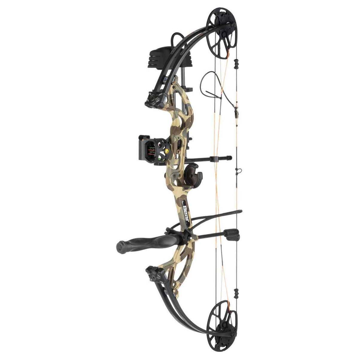 Bear Archery Cruzer G2 5-70lbs Left Hand Fred Bear Camo Compound Bow - Camo Bear Archery Cruzer G2 5-70lbs Left Hand Fred Bear Camo Compound Bow - Camo