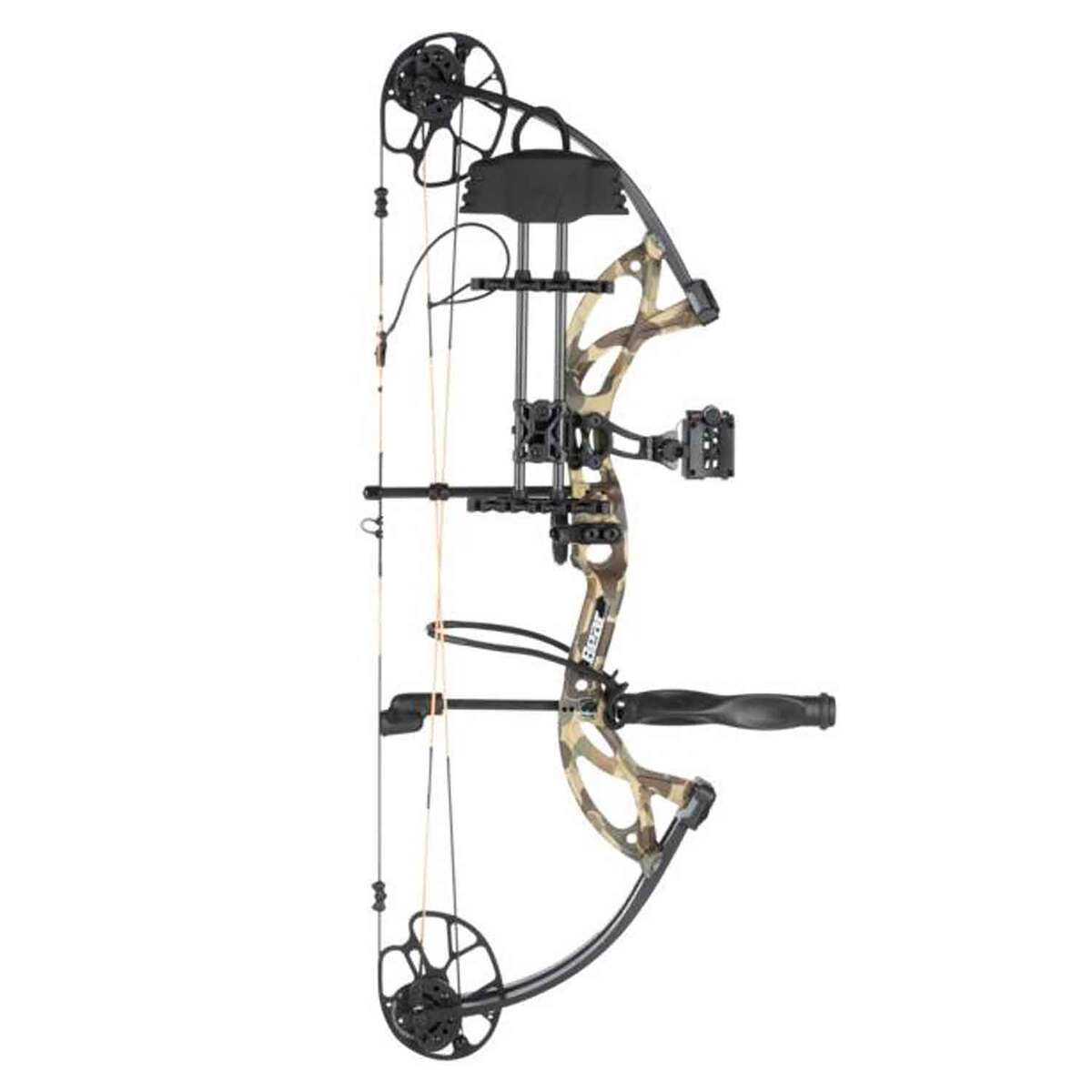 Bear Archery Cruzer G2 5-70lbs Left Hand Fred Bear Camo Compound Bow - Camo Bear Archery Cruzer G2 5-70lbs Left Hand Fred Bear Camo Compound Bow - Camo