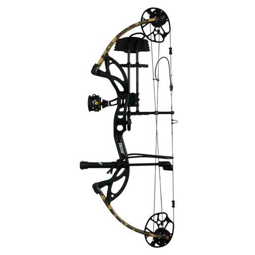Bear Archery Cruzer G3 10-70lbs Right Hand Black/Fred Bear Camo Compound Bow – RTH Package – Camo