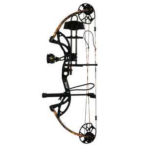 Bear Archery Cruzer G3 5-70lbs Left Hand Black/Orange Compound Bow - RTH Package