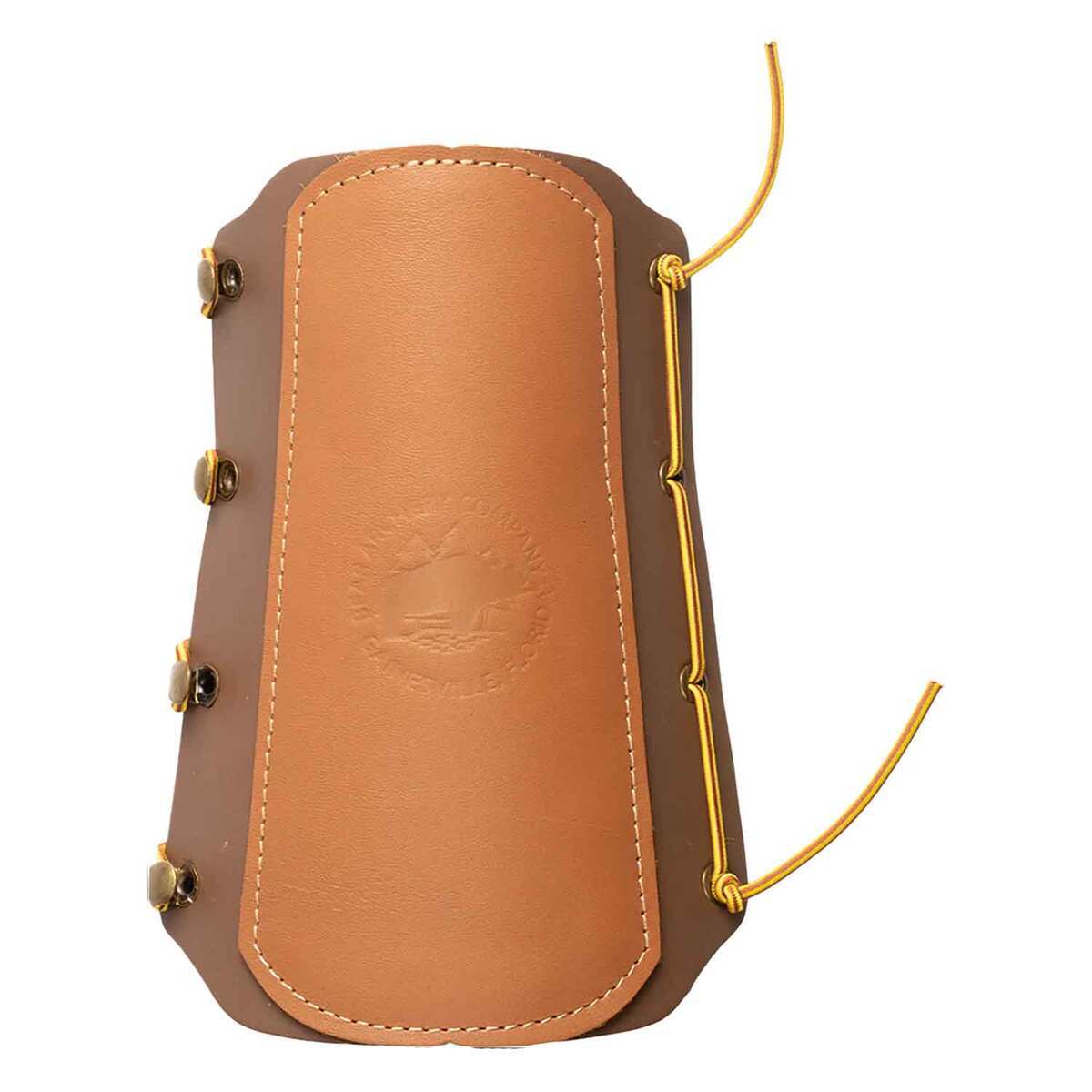 Bear Archery Fred Bear Logo Traditional Arm Guard - Brown Bear Archery Fred Bear Logo Traditional Arm Guard - Brown
