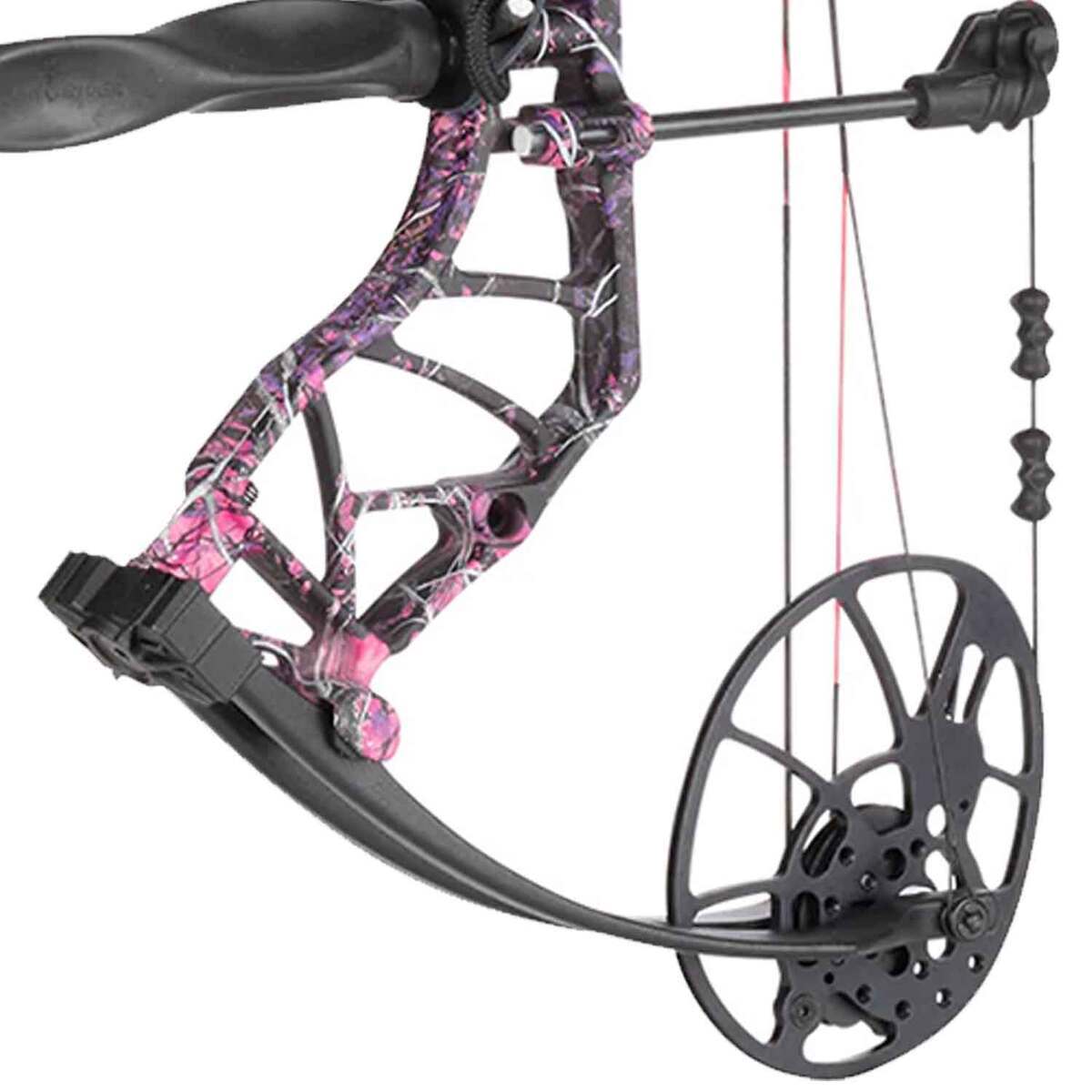 Bear Archery Legit 10-70lbs Left Hand Muddy Girl Camo Compound Bow ...