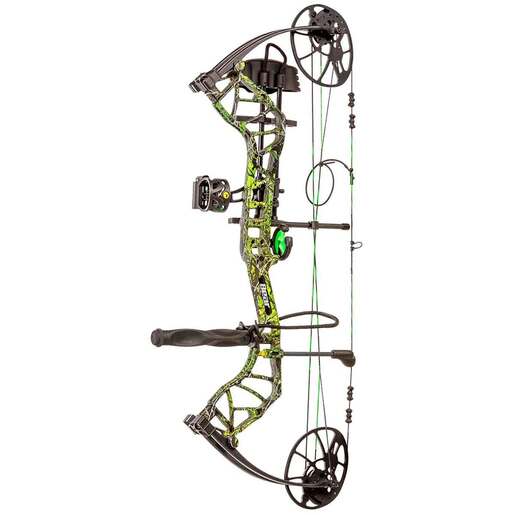 Bear Archery Legit 10-70lbs Left Hand Toxic Camo Compound Bow – RTH Package – Camo