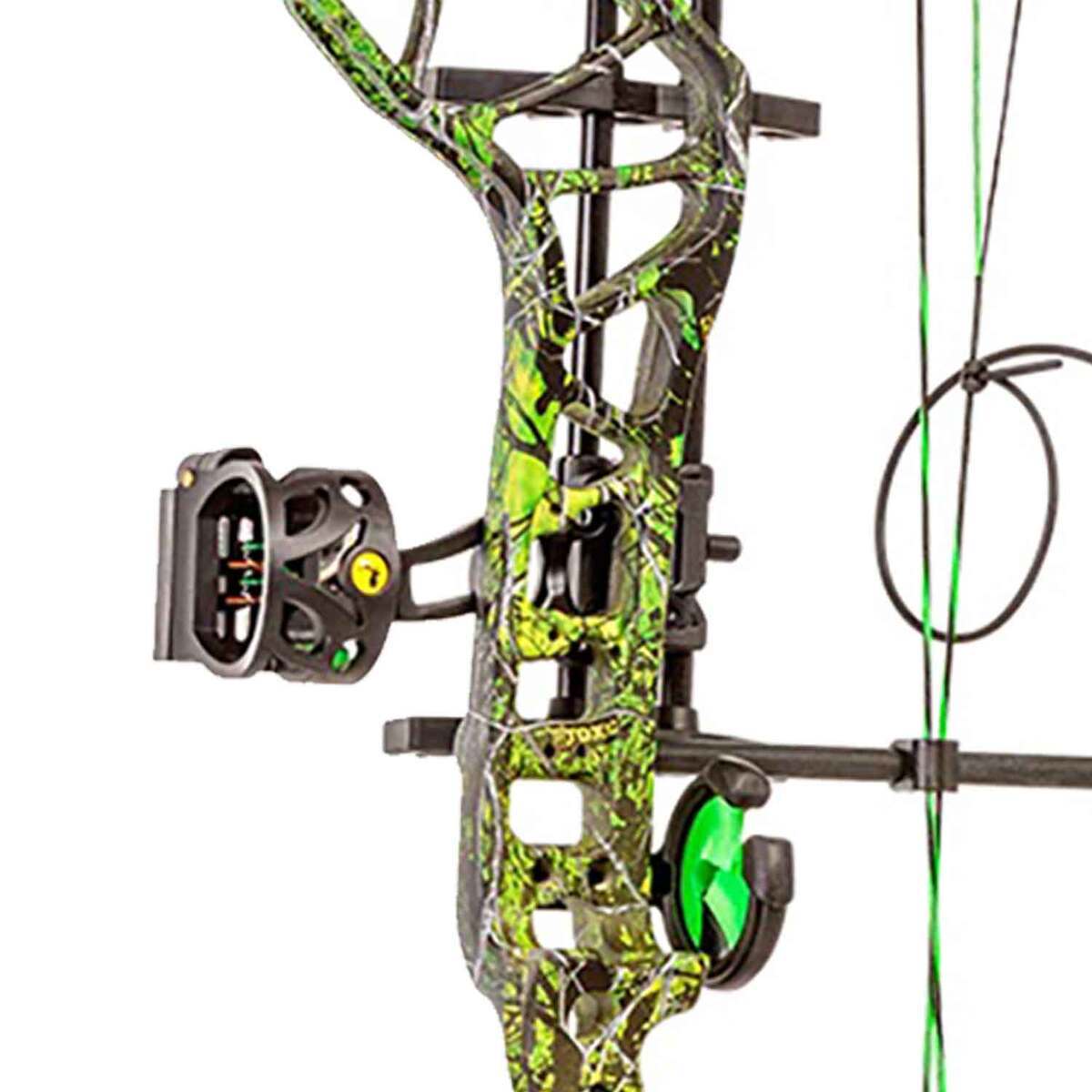 Bear Archery Legit 10-70lbs Left Hand Toxic Camo Compound Bow - RTH ...