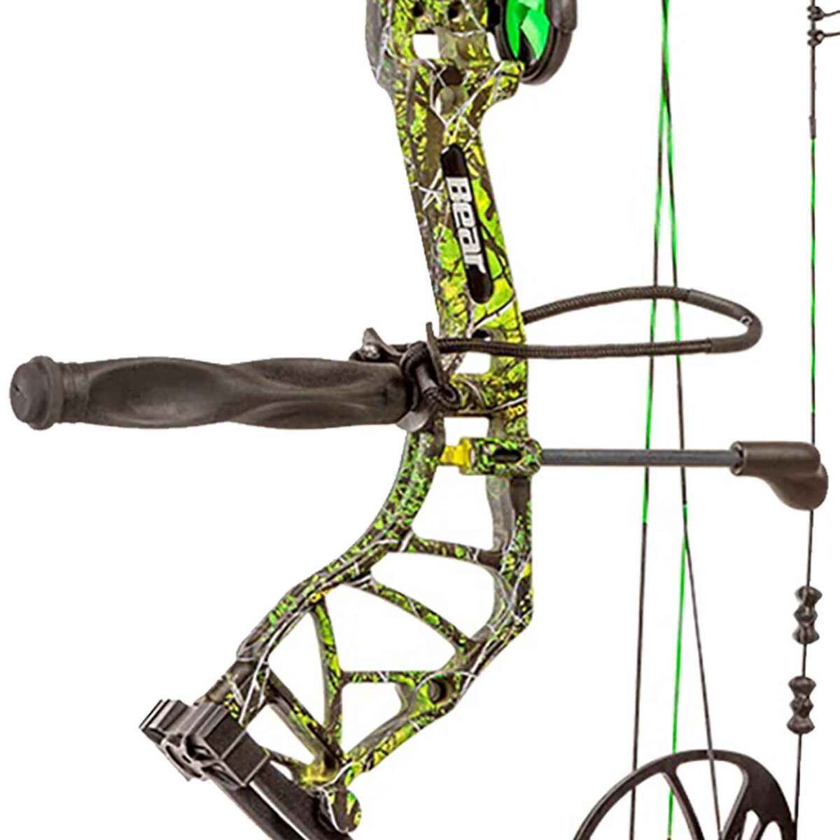 Bear Rambo Bow Bear Archery Legit 10-70lbs Left Hand Toxic Camo Compound Bow - RTH ...