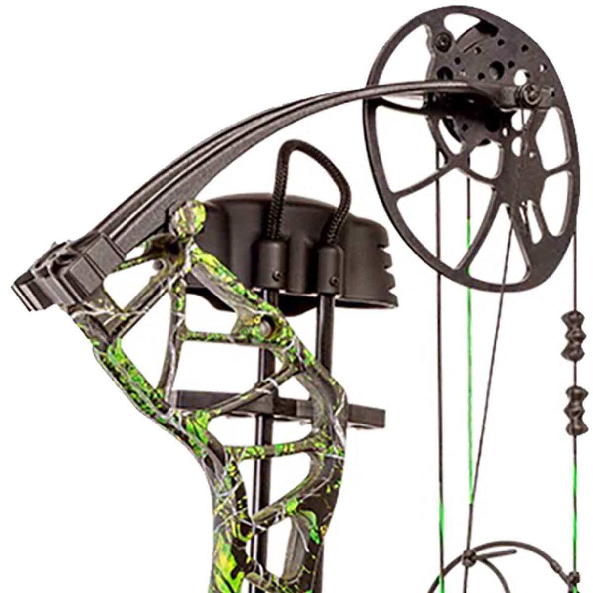 Bear Rambo Bow Bear Archery Legit 10-70lbs Left Hand Toxic Camo Compound Bow - RTH ...