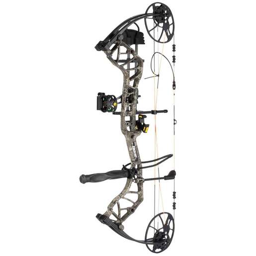 Bear Archery Legit 10-70lbs Left Hand True Timber Strata Camo Compound Bow – RTH Package – Camo