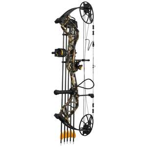 Bear Archery Legit 10-70lbs Right Hand Fred Bear Camo Compound Bow - RTH Extra Package