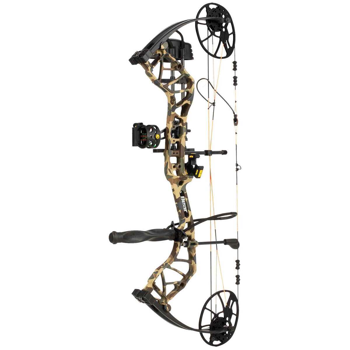 Bear Archery Legit 10-70lbs Right Hand Fred Bear Camo Compound Bow ...