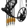 Bear Archery Legit 10-70lbs Right Hand Shadow Compound Bow - RTH Extra Package - Black