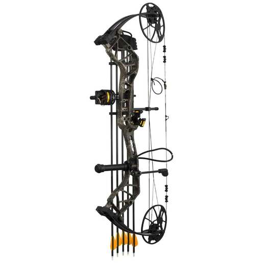 Bear Archery Legit 10-70lbs Right Hand True Timber Strata Camo Compound Bow – RTH Extra Package – Camo
