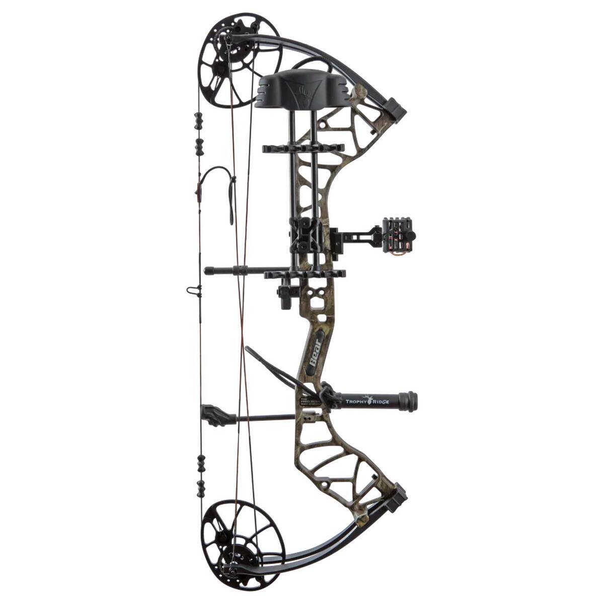 Bear Archery Legit MAXX RTH 10-70lbs Right Hand Mossy Oak Roots Compound Bow - Trophy Ridge RTH Package - Camo Bear Archery Legit MAXX RTH 10-70lbs Right Hand Mossy Oak Roots Compound Bow - Trophy Ridge RTH Package - Camo