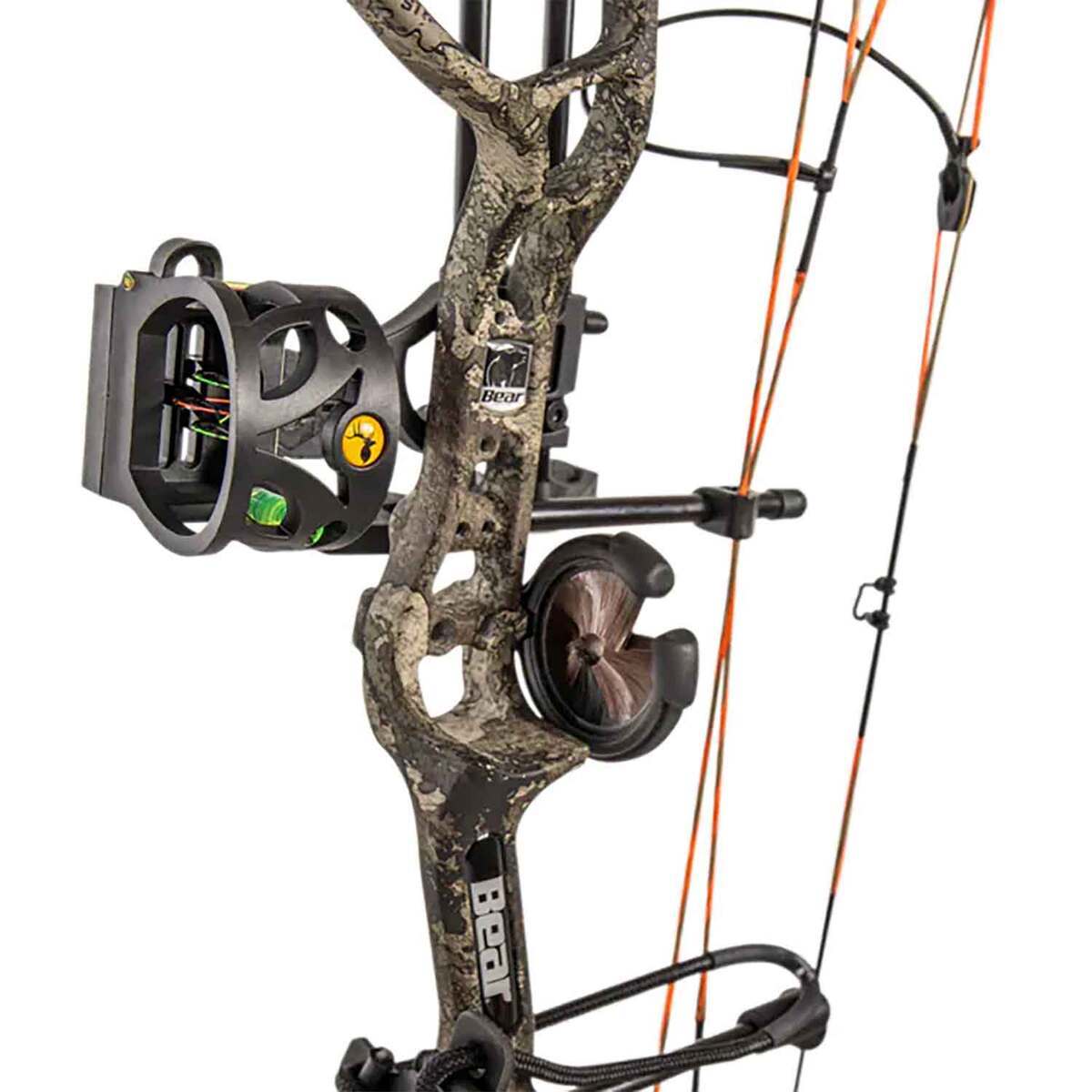Bear Archery Royale 5-50lbs Left Hand Strata Camo Compound Bow - Camo Bear Archery Royale 5-50lbs Left Hand Strata Camo Compound Bow - Camo