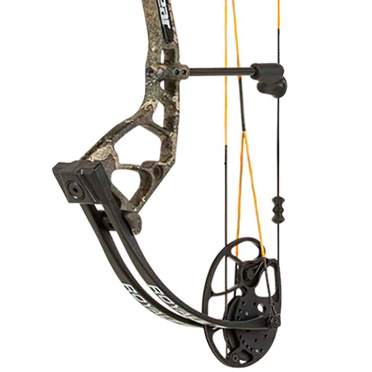 Bear Rambo Bow Bear Archery Royale 5-50lbs Left Hand Strata Camo Compound Bow - RTH ...
