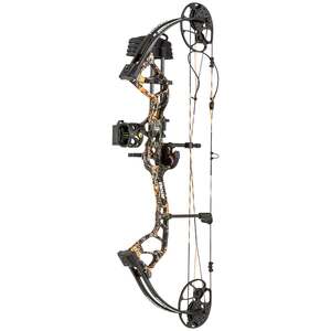 Bear Archery Royale 5-50lbs Left Hand Wildfire Camo Compound Bow - RTH Package
