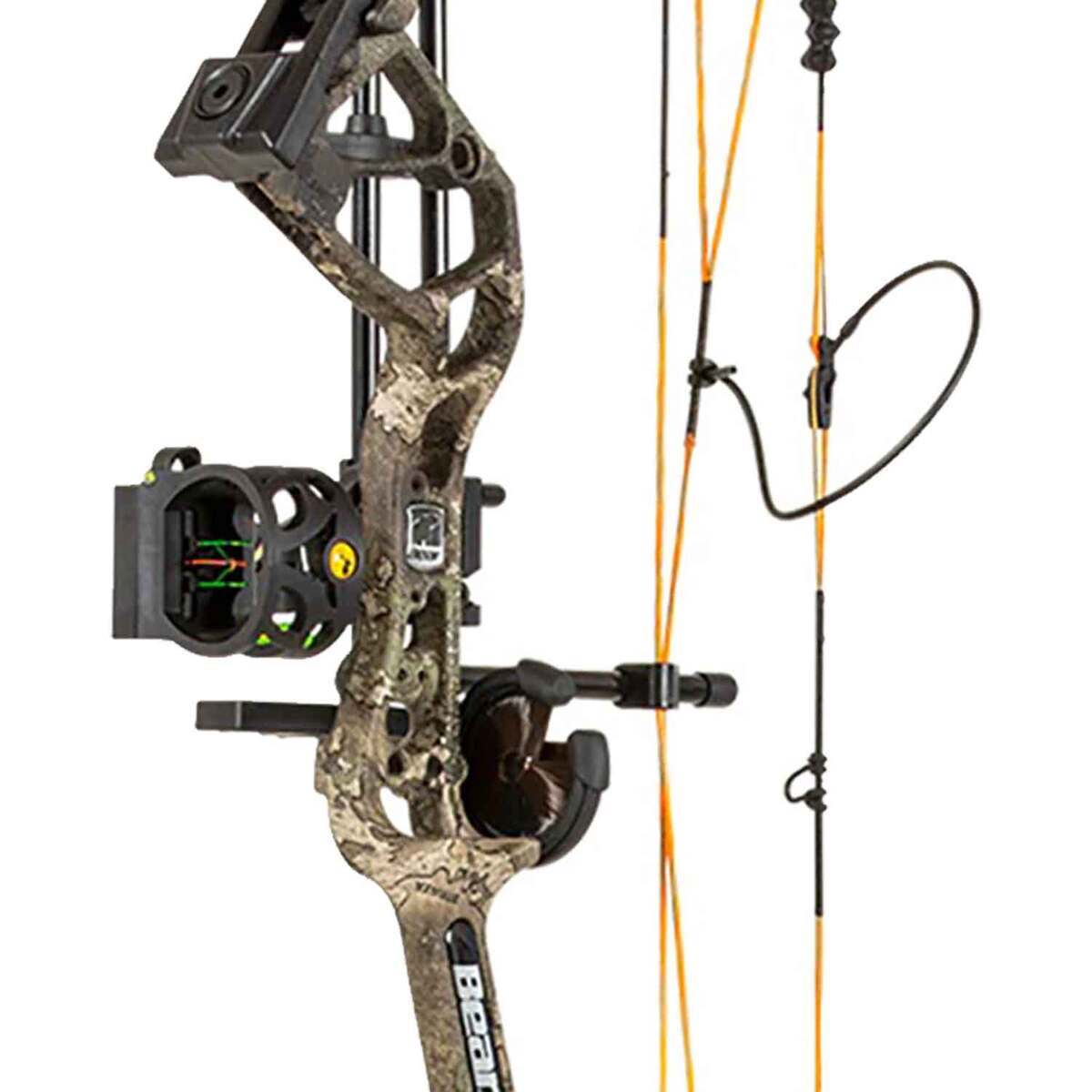 Bear Rambo Bow Bear Archery Royale 5-50lbs Right Hand Strata Camo Compound Bow - RTH ...