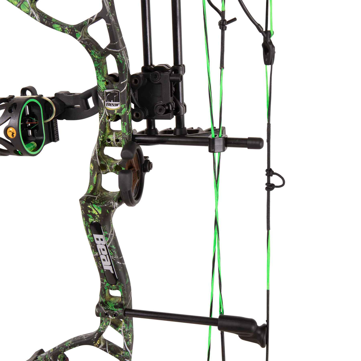 Bear Archery Royale RTH 5-50lbs Left Hand Toxic Compound Bow - Green Bear Archery Royale RTH 5-50lbs Left Hand Toxic Compound Bow - Green