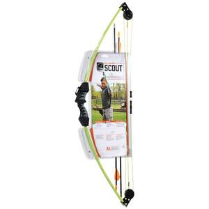 Bear Archery Scout 8-13lbs Ambidextrous Flo Green Compound Youth Bow
