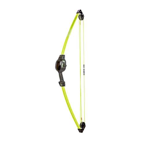 Bear Archery Spark 5-10lbs Youth Archery Bow Set – Flo Green – Green