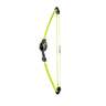 Bear Archery Spark 5-10lbs Ambidextrous Flo Green Youth Archery Bow Set - Green