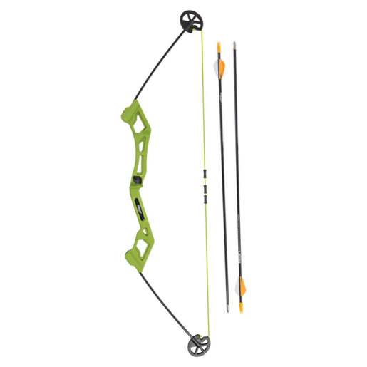 Bear Archery Valiant 7-16.5lbs Right Hand Flo Green Youth Bow – Package – Green