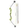 Bear Archery Valiant 7-16.5lbs Right Hand Flo Green Youth Bow - Package - Green