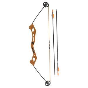 Bear Archery Valiant 7-16.5lbs Right Hand Youth Archery Bow Set - Flo Orange