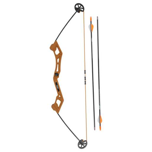 Bear Archery Valiant 7-16.5lbs Right Hand Youth Archery Bow Set – Flo Orange – Orange