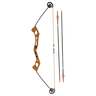 Bear Archery Valiant 7-16.5lbs Right Hand Flo Orange Youth Archery Bow Set - Orange