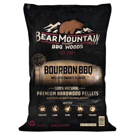 Bear Mountain BBQ Craft Blends Wood Pellets - Bourbon BBQ