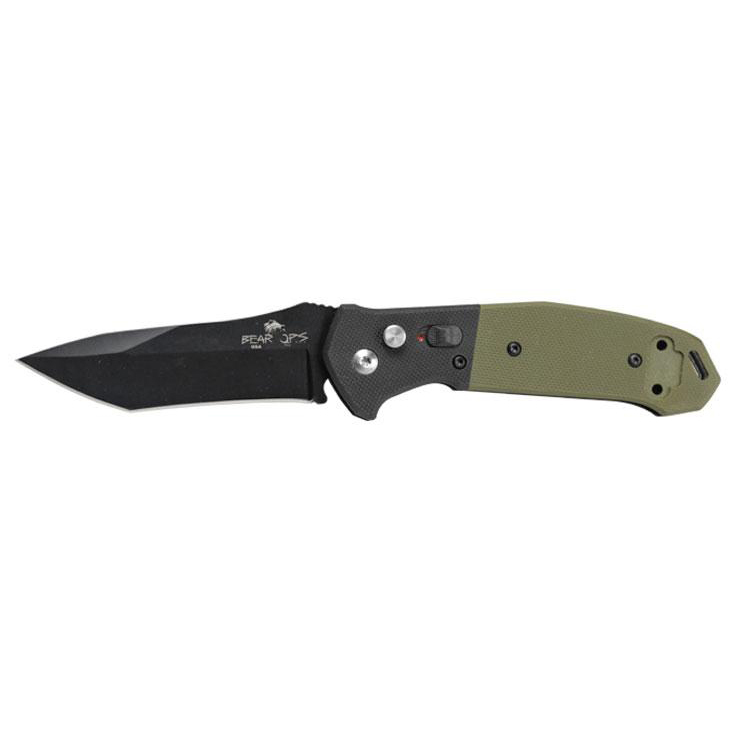 Bear OPS Bold Action V 3.13 inch Automatic Knife - Green Bear OPS Bold Action V 3.13 inch Automatic Knife - Green
