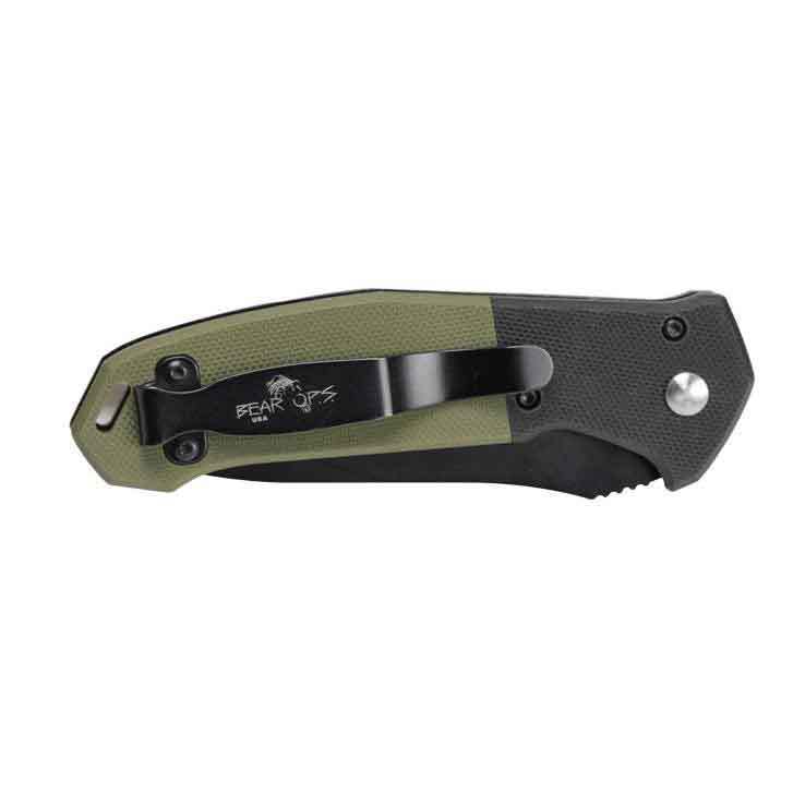 Bear OPS Bold Action V 3.13 inch Automatic Knife - Green Bear OPS Bold Action V 3.13 inch Automatic Knife - Green