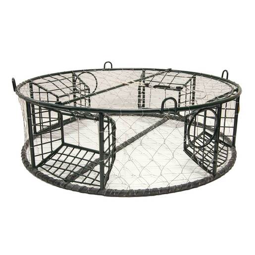 Beau Mac Crab Trap - Round, Rubber Wrapped
