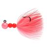 Beau Mac Marabou Steelhead/Salmon Jig - Peach/Pink/Red, 1/4oz - Peach/Pink/Red 1/0
