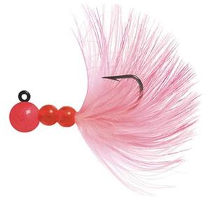 Beau Mac Marabou Steelhead/Salmon Jig - Pink on Pink, 1/4oz