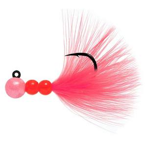Beau Mac Marabou Steelhead/Salmon Jig - Pink/Pink, 1/8oz