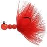 Beau Mac Marabou Steelhead/Salmon Jig - Red, 1/4oz - Red 1/0