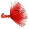 Beau Mac Marabou Steelhead/Salmon Jig - Red, 1/8oz - Red 1/0