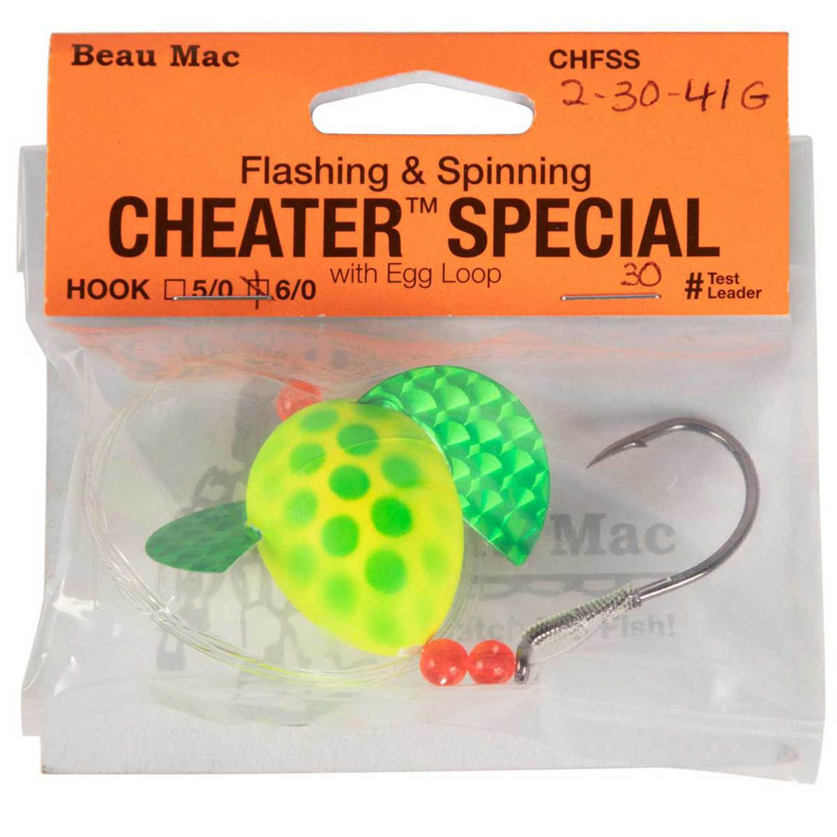 Beau Mac Salmon Rig 30lb Monofilament Leader Trolling Harness ...